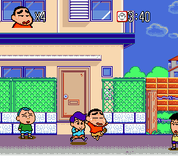 Crayon Shin-chan - Arashi o Yobu Enji (Japan) In game screenshot
